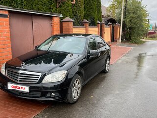 2009 Mercedes-Benz C-Класс 200 III (W204), чёрный, 1200000 рублей, вид 1