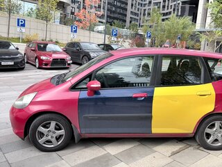 2007 Honda Jazz I Рестайлинг, красный, 399000 рублей, вид 4