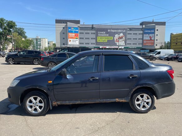 2012 Lada (ВАЗ) Granta I, серый, 179000 рублей - вид 4