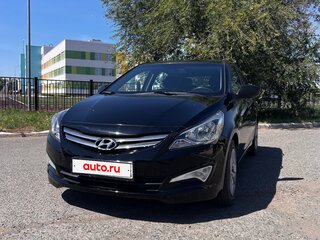 2015 Hyundai Solaris I Рестайлинг, чёрный, 950000 рублей, вид 1