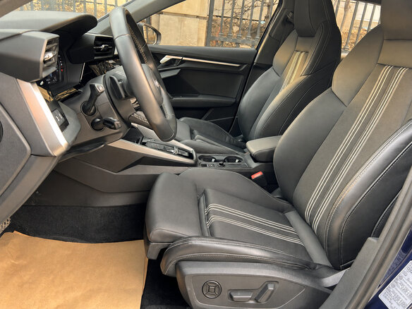 2022 Audi A3 Sportback 35 TFSI IV (8Y), синий, 2080000 рублей - вид 7