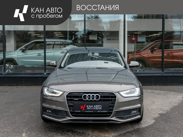 2014 Audi A4 IV (B8) Рестайлинг, коричневый - вид 1