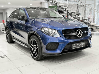 2017 Mercedes-Benz GLE Coupe 350 d I (C292), синий, 4499000 рублей, вид 3