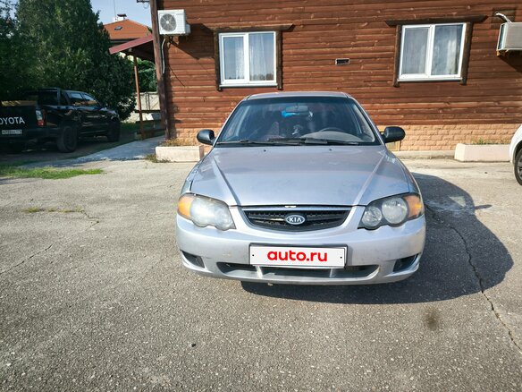 2003 Kia Shuma II, серебристый, 120000 рублей