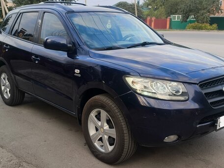 2006 Hyundai Santa Fe II, синий, 800000 рублей, вид 1