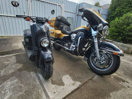 2005 Harley-Davidson Electra Glide, жёлтый, 550000 рублей, вид 3