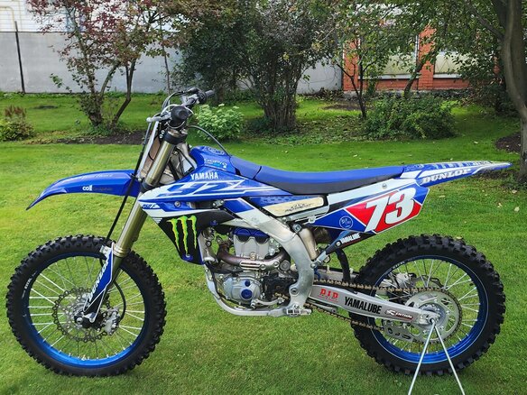 2020 Yamaha YZ250F, синий, 650000 рублей - вид 1