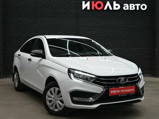 2023 Lada (ВАЗ) Vesta I Рестайлинг (NG), белый, 900000 рублей, вид 3