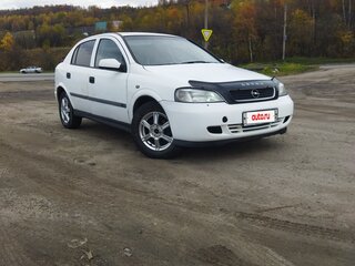 2000 Opel Astra G, белый, 265000 рублей, вид 1