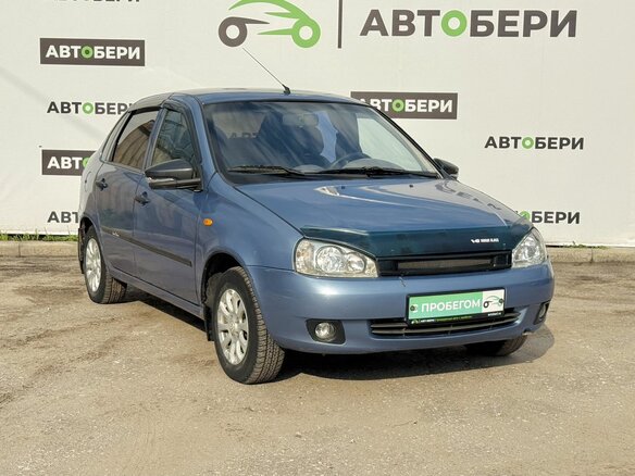 2005 Lada (ВАЗ) Kalina I, синий - вид 2