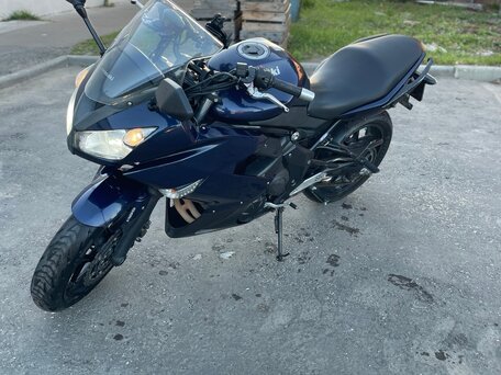 2012 Kawasaki ER-4F (Ninja 400R), синий, 320000 рублей, вид 2