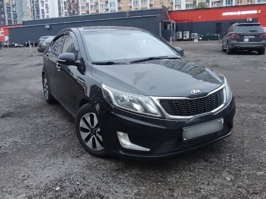 2015 Kia Rio 6-speed III, чёрный, 1500000 рублей
