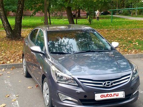2016 Hyundai Solaris I Рестайлинг, серый, 811000 рублей, вид 1
