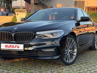 2018 BMW 5 серии 540i xDrive VII (G30/G31/G38), чёрный, 4350000 рублей, вид 2