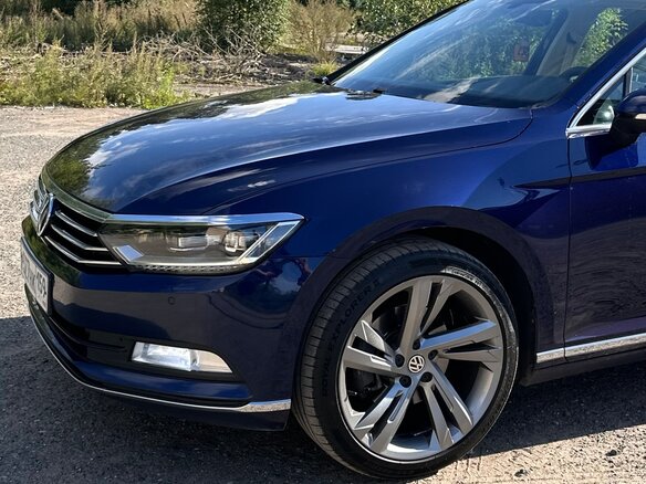 2017 Volkswagen Passat B8, синий - вид 18