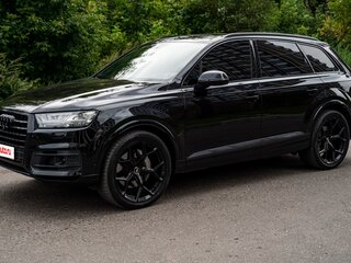 2018 Audi Q7 II (4M), чёрный, 4250000 рублей, вид 2