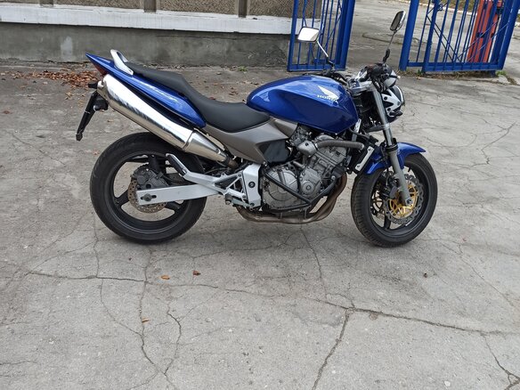 2003 Honda CB 600F Hornet, синий, 350000 рублей - вид 5
