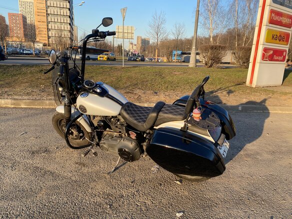 2017 Harley-Davidson Fat Bob, серый, 1600000 рублей - вид 9