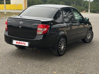 2013 Lada (ВАЗ) Granta I, чёрный, 500000 рублей, вид 4