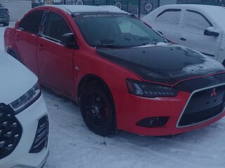 2009 Mitsubishi Lancer X, красный, 820000 рублей, вид 2