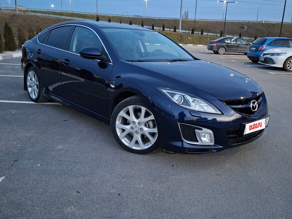 2008 Mazda 6 II (GH), синий, 1700000 рублей - вид 4