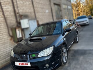 2007 Subaru Impreza WRX II Рестайлинг 2, чёрный, 900000 рублей, вид 2