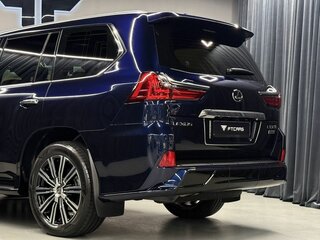 2018 Lexus LX 570 III Рестайлинг 2, синий, 10794000 рублей, вид 4