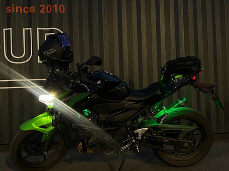 2019 Kawasaki Z 400, зелёный, 550000 рублей, вид 3