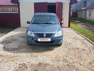 2012 Renault Logan I Рестайлинг, синий, 350000 рублей, вид 1