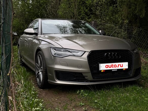 2016 Audi A6 IV (C7) Рестайлинг, бежевый, 2750000 рублей - вид 4