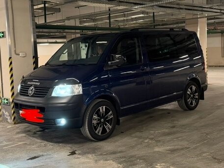 2007 Volkswagen Transporter T5, синий, 1390000 рублей, вид 4