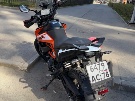2023 KTM 390 Adventure, чёрный, 519000 рублей, вид 5