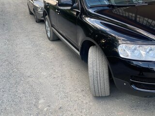 2006 Volkswagen Touareg I, чёрный, 900000 рублей, вид 1