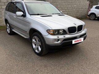 2004 BMW X5 3.0i I (E53) Рестайлинг, серебристый, 1200000 рублей, вид 2