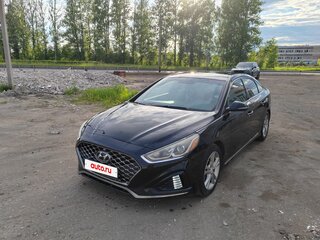 2017 Hyundai Sonata VII (LF), чёрный, 1450000 рублей, вид 1