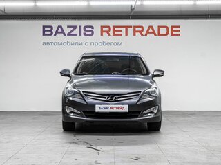 2015 Hyundai Solaris I Рестайлинг, серый, 740000 рублей, вид 2