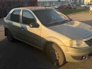 2012 Renault Logan I Рестайлинг, серый, 240000 рублей, вид 3