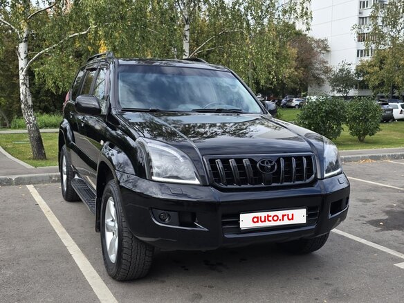 2008 Toyota Land Cruiser Prado 5-speed 120 Series Рестайлинг, чёрный - вид 8
