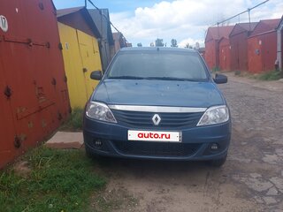 2012 Renault Logan I Рестайлинг, синий, 370000 рублей, вид 1