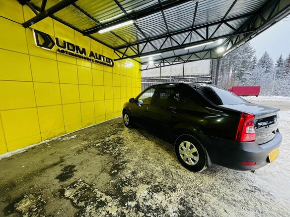 2012 Renault Logan I Рестайлинг, чёрный - вид 6