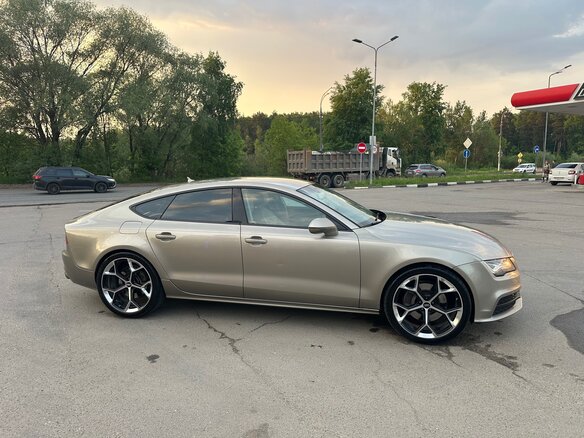 2013 Audi A7 S-tronic I (4G), бежевый, 2350000 рублей - вид 8