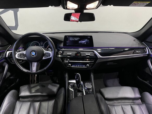 2019 BMW 5 серии M550d xDrive VII (G30/G31/G38), чёрный, 4639900 рублей - вид 11