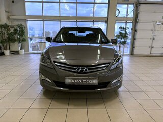 2015 Hyundai Solaris I Рестайлинг, серый, 799000 рублей, вид 3