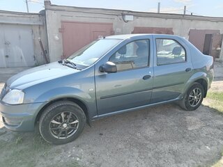 2012 Renault Logan I Рестайлинг, синий, 440000 рублей, вид 3