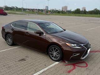2016 Lexus ES 200 VI Рестайлинг, коричневый, 2950000 рублей, вид 3