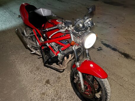 1997 Suzuki Bandit GSF 400, красный, 240000 рублей, вид 3