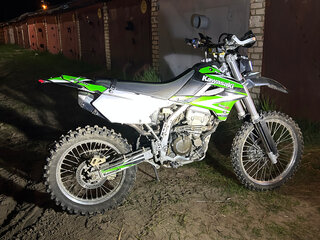 2006 Kawasaki KLX 250, зелёный, 250000 рублей, вид 3