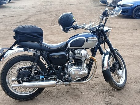 1998 Kawasaki W 650, синий, 480000 рублей, вид 4
