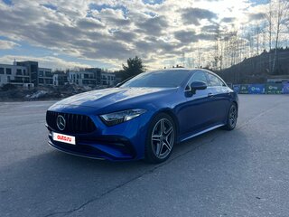 2021 Mercedes-Benz CLS 300 d III (C257) Рестайлинг, синий, 5999000 рублей, вид 3