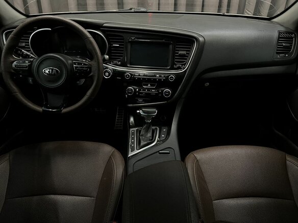 2014 Kia Optima III Рестайлинг, чёрный, 939888 рублей - вид 10